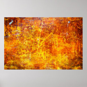 Poster muro de betão de abstrato laranja de fundo,
