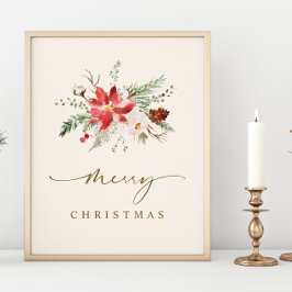 Poster Muro de Natal Imprimível Arte Elegante Boho Greene