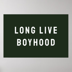 Poster Muro de Reprodução do Quarto do Rapaz da Boyhood-L