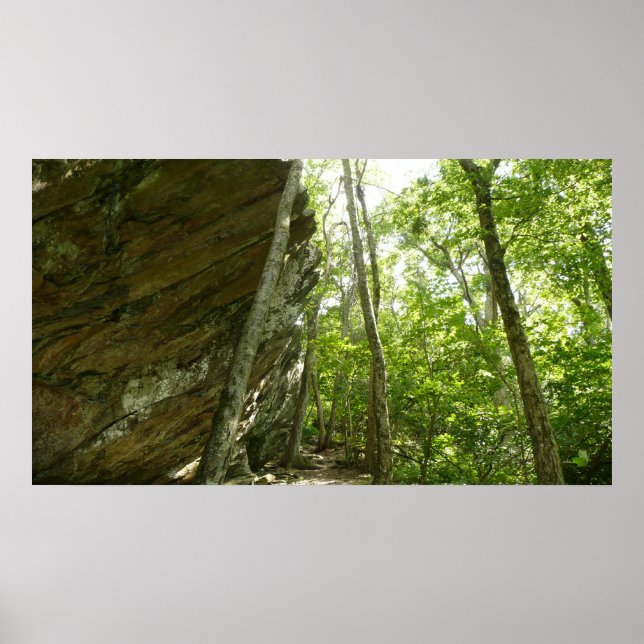 Poster Muro de Rocha Frazier no Parque Nacional Shenandoa (Frente)