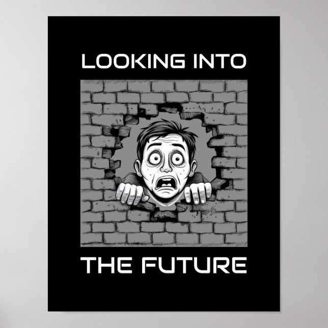 Poster Muro de tijolos (Frente)