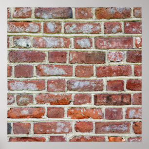 Poster Muro de tijolos antigo
