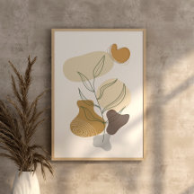 Muro moderno de abstrato de arte bóquica contempor