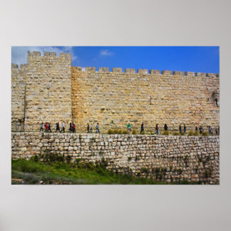 Poster Muros de Jerusalém