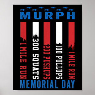 Poster Murph Challenge American Memorial Day Workout