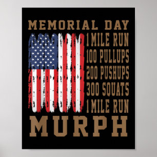 Poster Murph Challenge Memorial Day