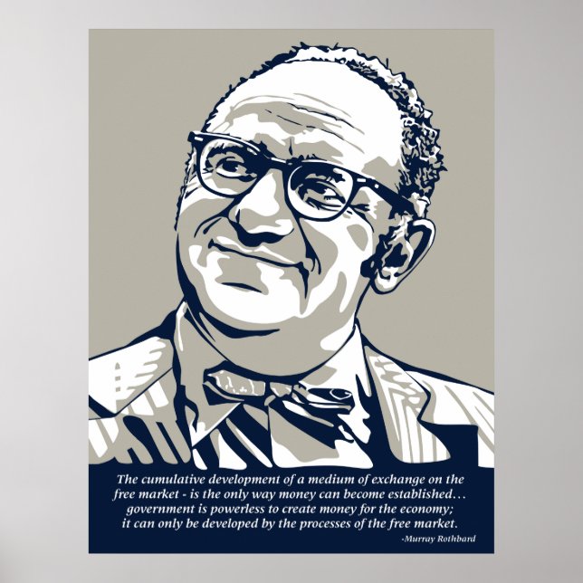 Pôster Murray Rothbard (Frente)