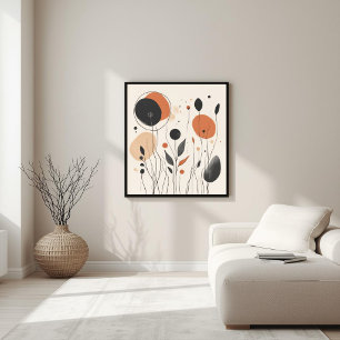 Poster Musa Moderna – Geometria Feminina Abstrata IIV