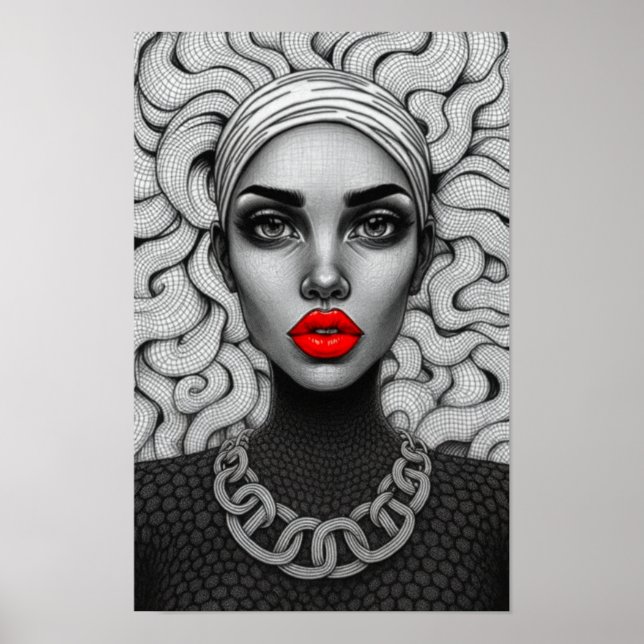 Poster Musa Noir (Frente)