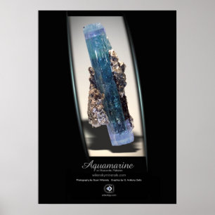 POSTER MUSCOVITE DE ÁGUA-MARINHA
