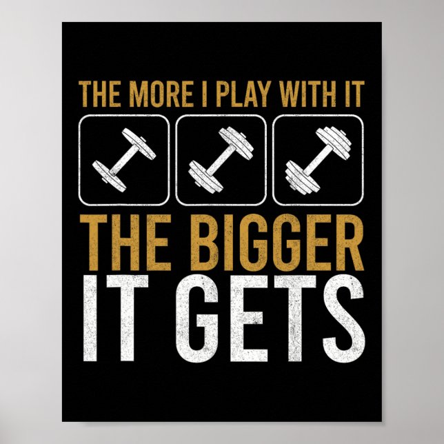 Poster Músculos ganham maior peso no ginásio de construçã (Frente)