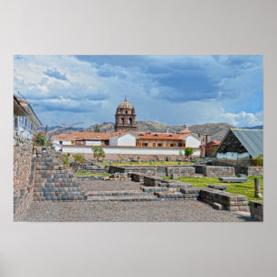 Poster Museu Arqueológico em Cusco, Peru