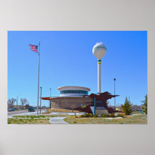 Poster Museu Big Well, Greensburg, Kansas
