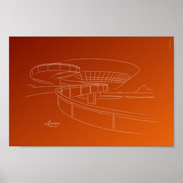 Pôster Museu de Arte Contemporânea de Niterói (Nit MAC) (Frente)