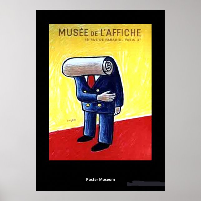 Pôster Museu de Cartazes Antigos Musee de L'affiche (Frente)