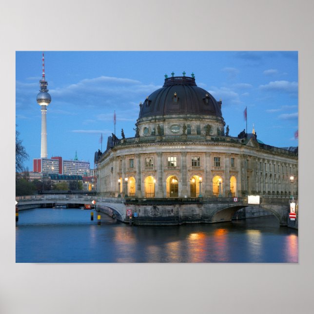 Poster Museu do Bode e Fernsehturm em Berlim (Frente)