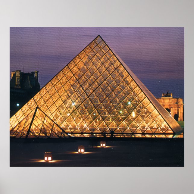 Poster Museu do Louvre (Frente)