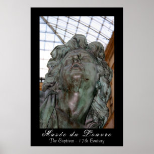 Poster Museu do Louvre "Captivos"