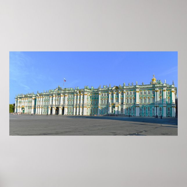 Poster Museu Hermitage Panorama, Rússia (Frente)