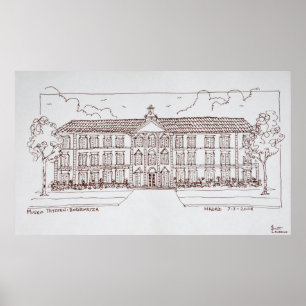 Pôster Museu Thyssen-Bornemisza   Madrid, Espanha