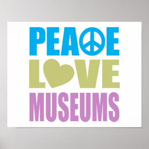 Poster Museus do amor da paz