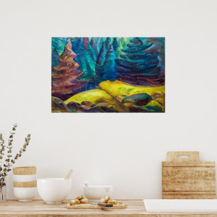 Poster Musgo Amarelo   Emily Carr  