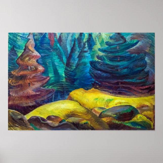 Poster Musgo Amarelo | Emily Carr | (Frente)