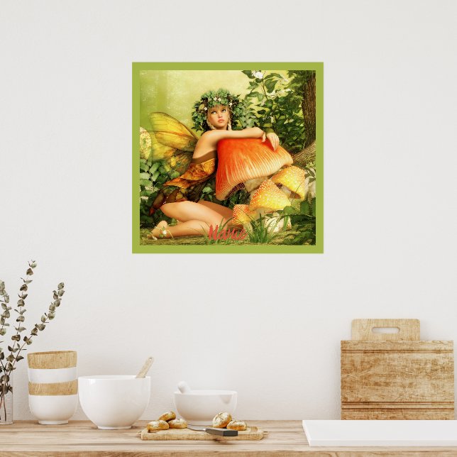 Poster Mushroom Fairy Thunder_Cove  (Cozinha)