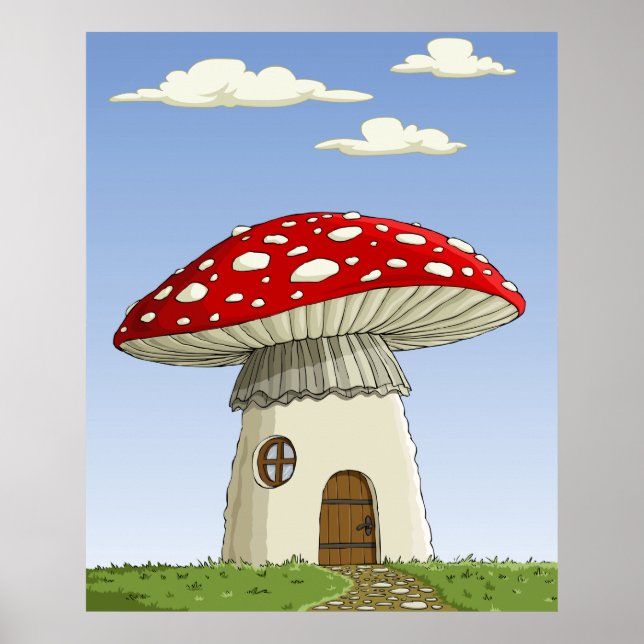 Poster Mushroom House (Frente)