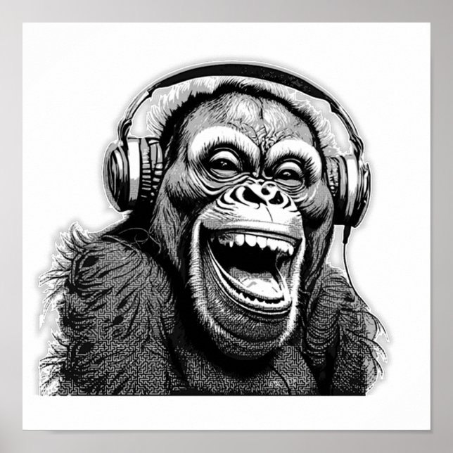 Poster Music Ape (Frente)