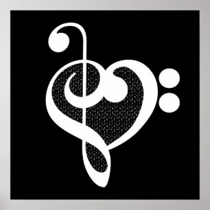 Poster Music Heart - I Love Music
