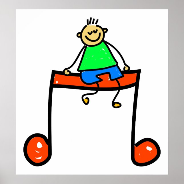 Pôster Music Kid (Frente)