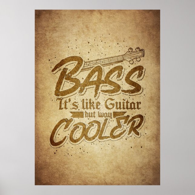 Poster Música Arte É Como Violão (Frente)