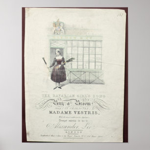 Poster Música Bavarian Girls por Maxim Gouci, folha de mú