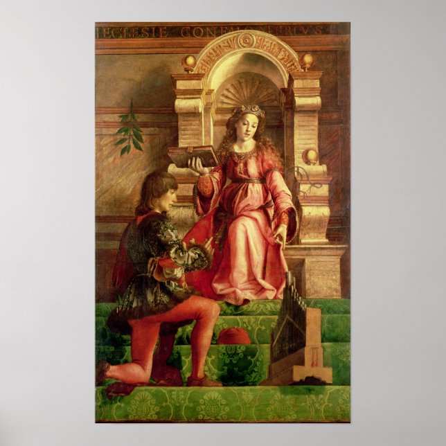 Pôster Música, c.1480 (Frente)