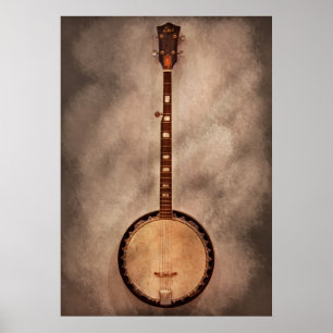 Poster Música - Cordas - Banjo