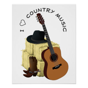 Pôster Música country