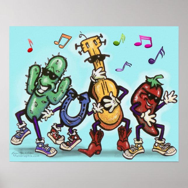 Poster Música country (Frente)