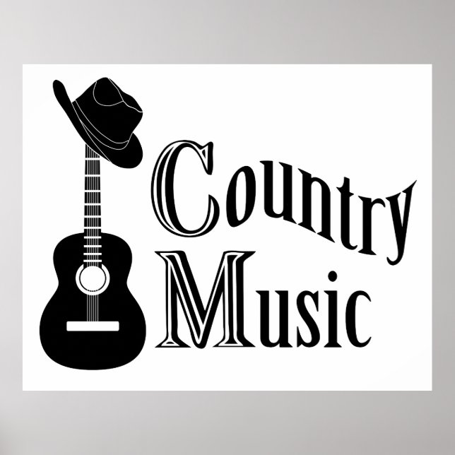 Poster Música country (Frente)