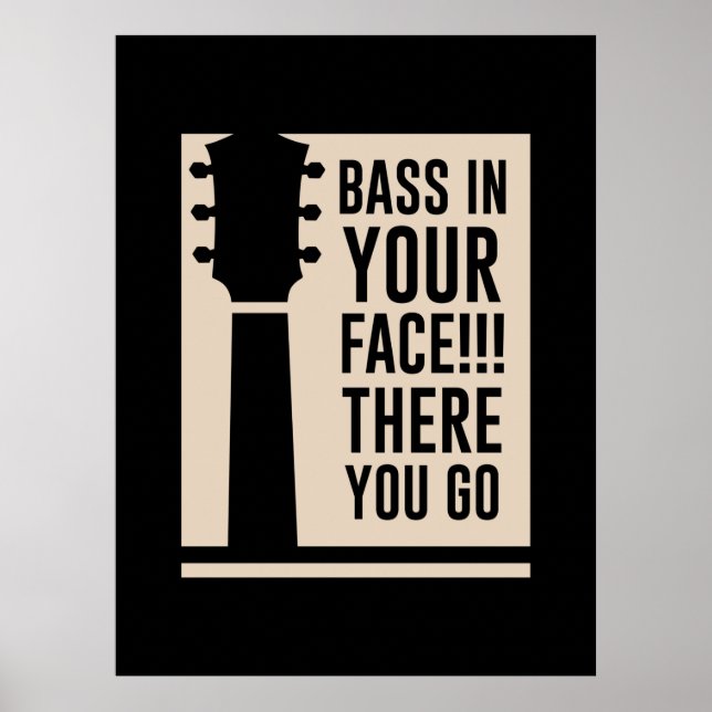 Poster Música De Violão Na Sua Cara (Frente)