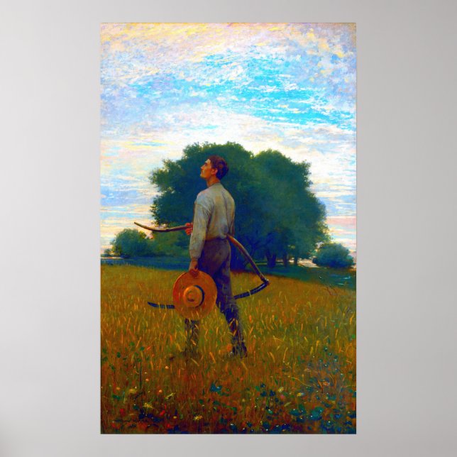 Poster Música do Lark Winslow Homer 1876 (Frente)