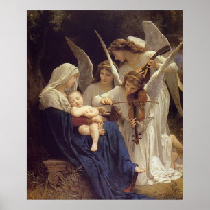 Poster Música dos Anjos - William Bouguereau