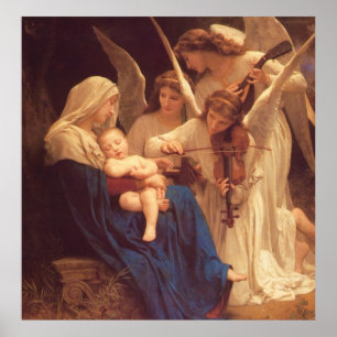 Poster Música dos Anjos - William Bouguereau