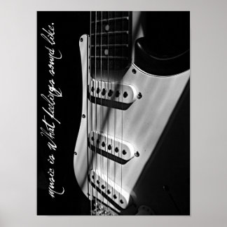 Pôster música é como os sentimentos soam