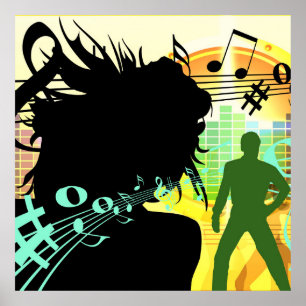 Poster Música e Notas