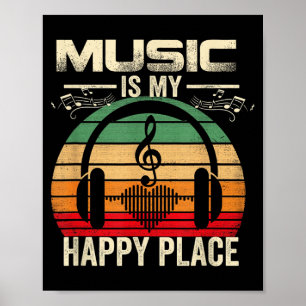 Poster Música É Roupa da Agência do Governo do Lugar Feli