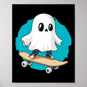 Poster Música Ghost Trippy Vaporwave Halloween Techno Rav