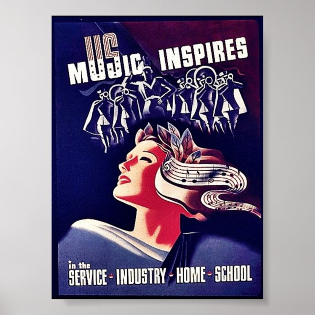 Poster Música Inspira (Frente)