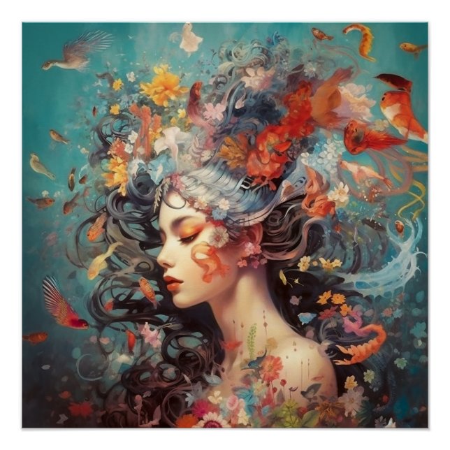 Pôster Música me alimenta (Frente)