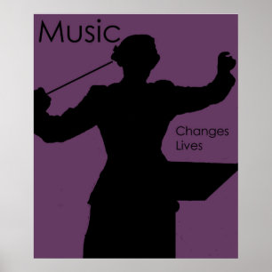 Poster Música Muda Vidas